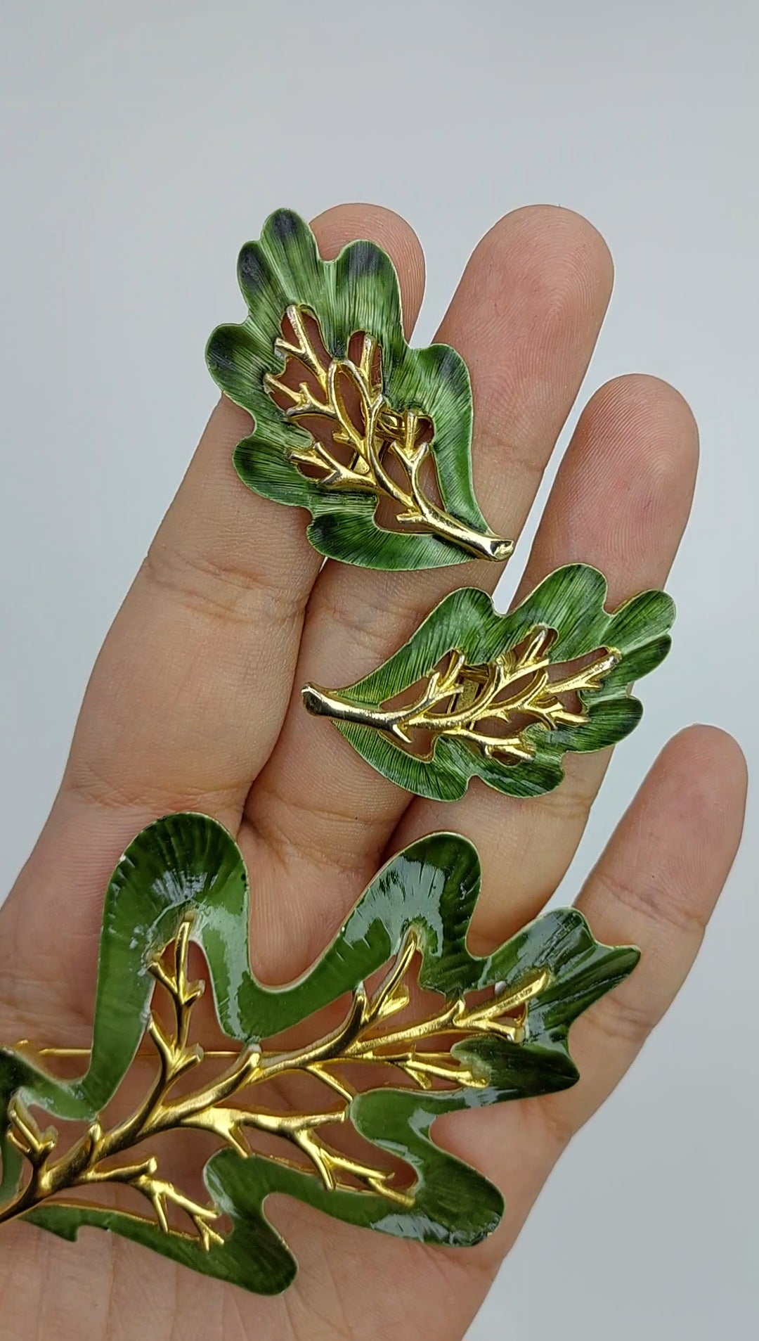 Zestaw Sarah Coventry "Enchanted Forest" (1967r.)