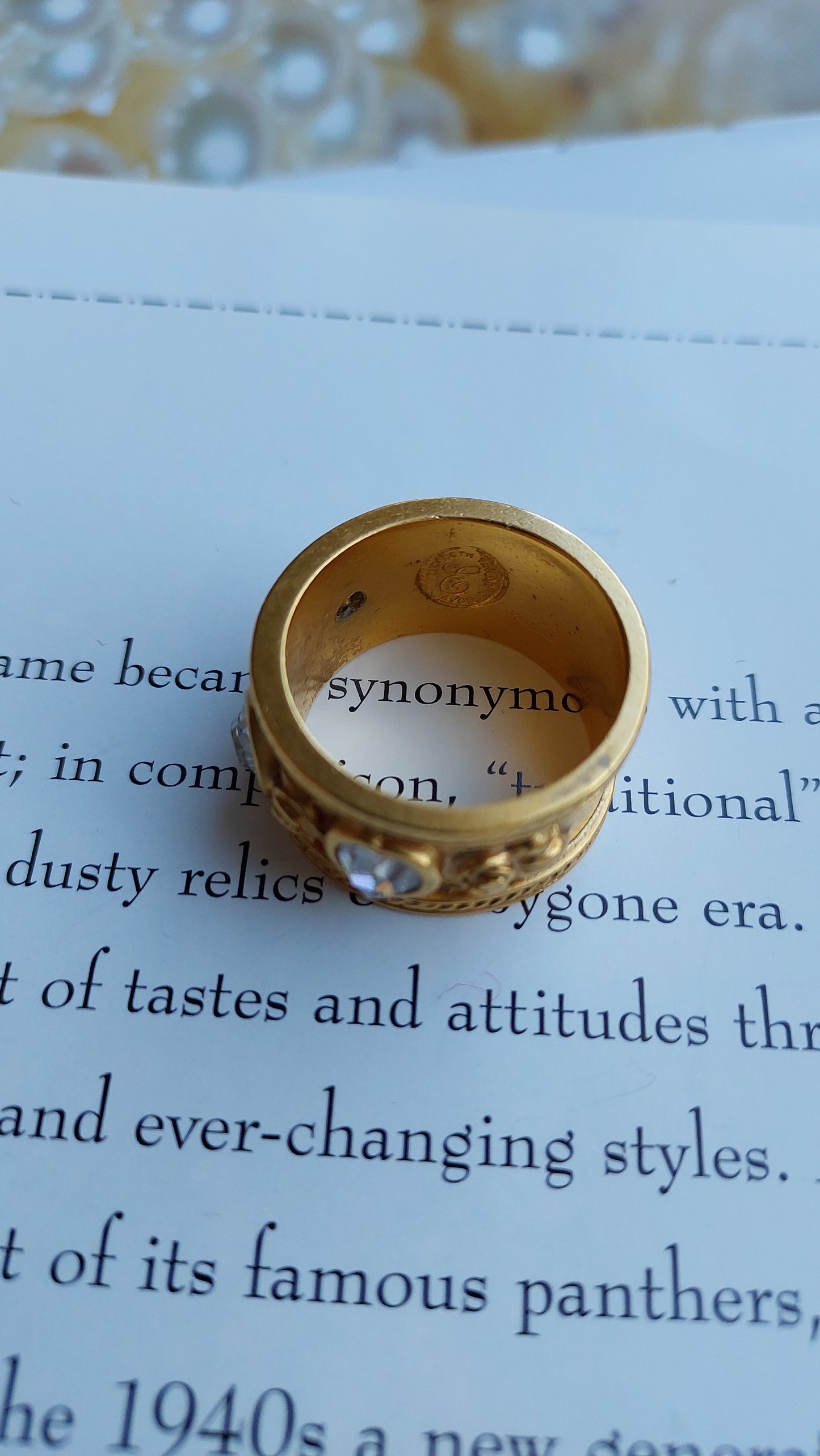 Pierścionek Elizabeth Taylor for Avon