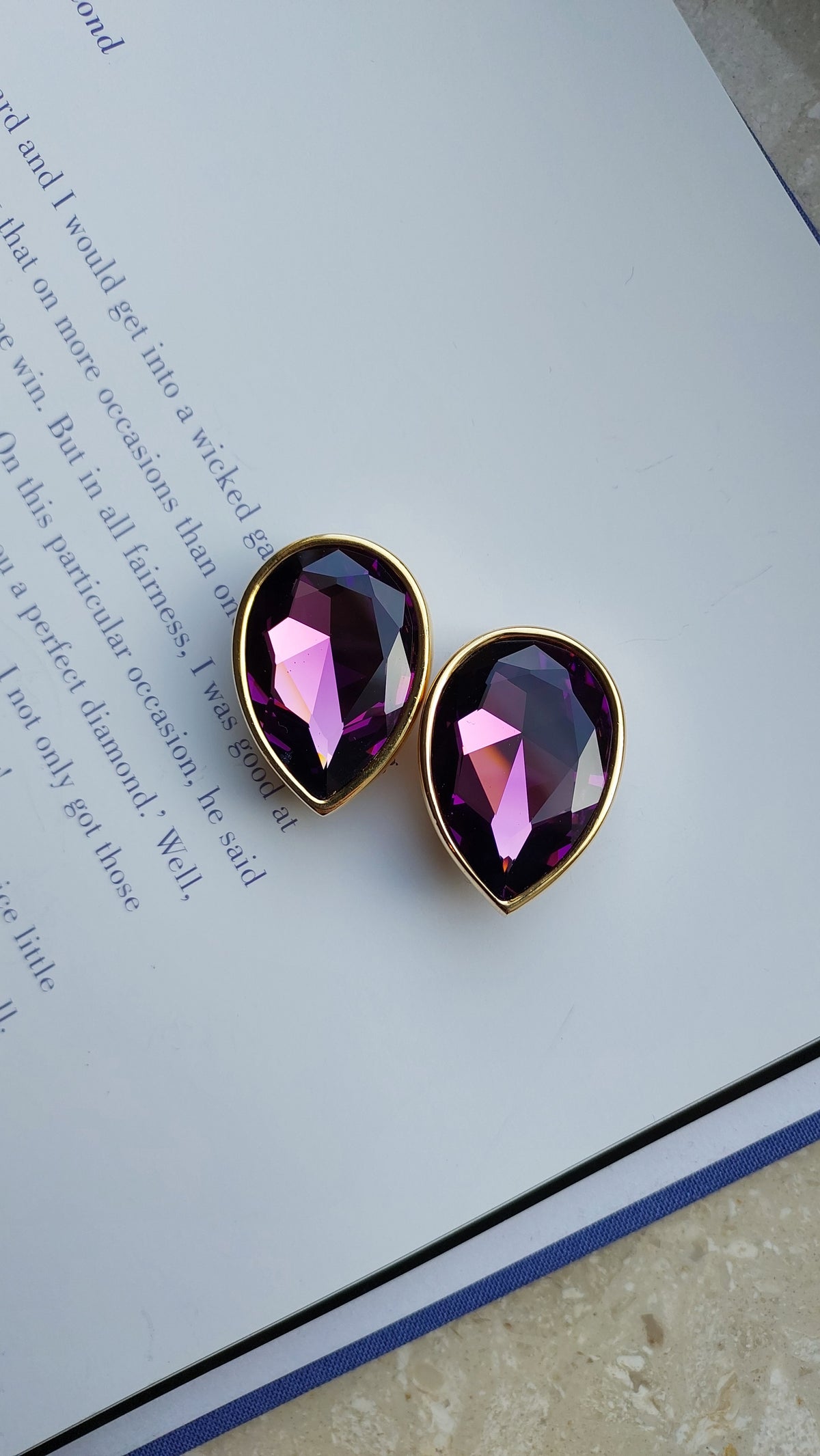 Klipsy Swarovski