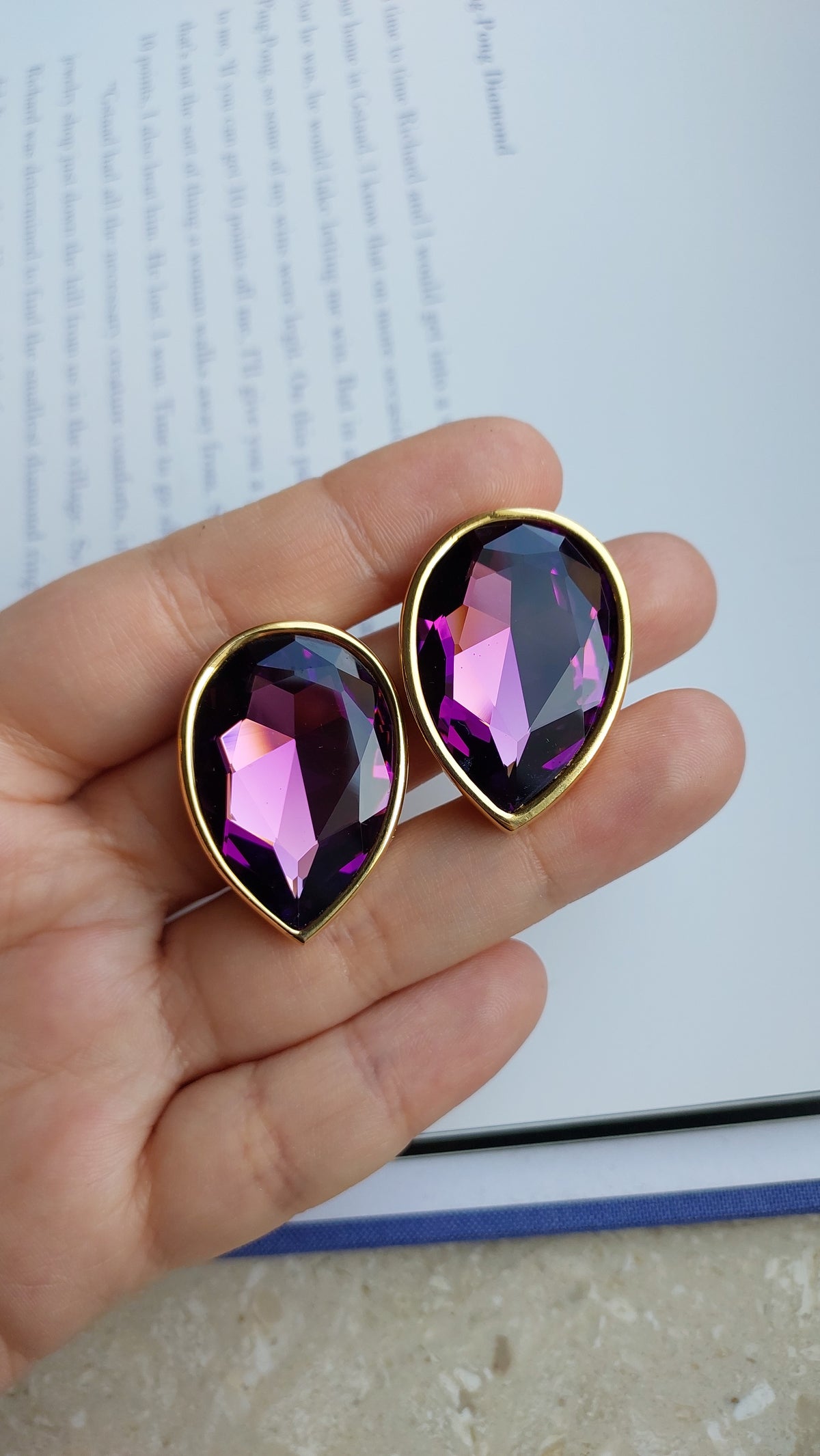 Klipsy Swarovski