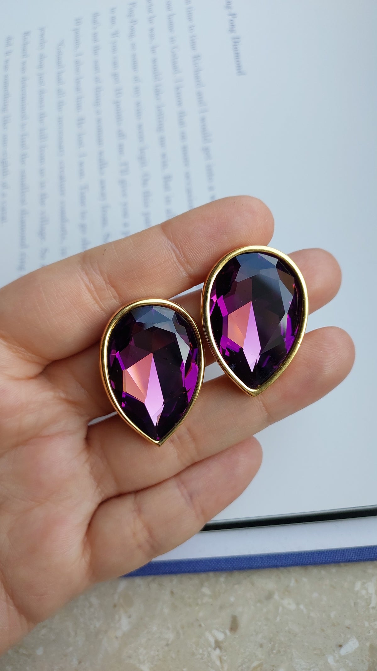 Klipsy Swarovski