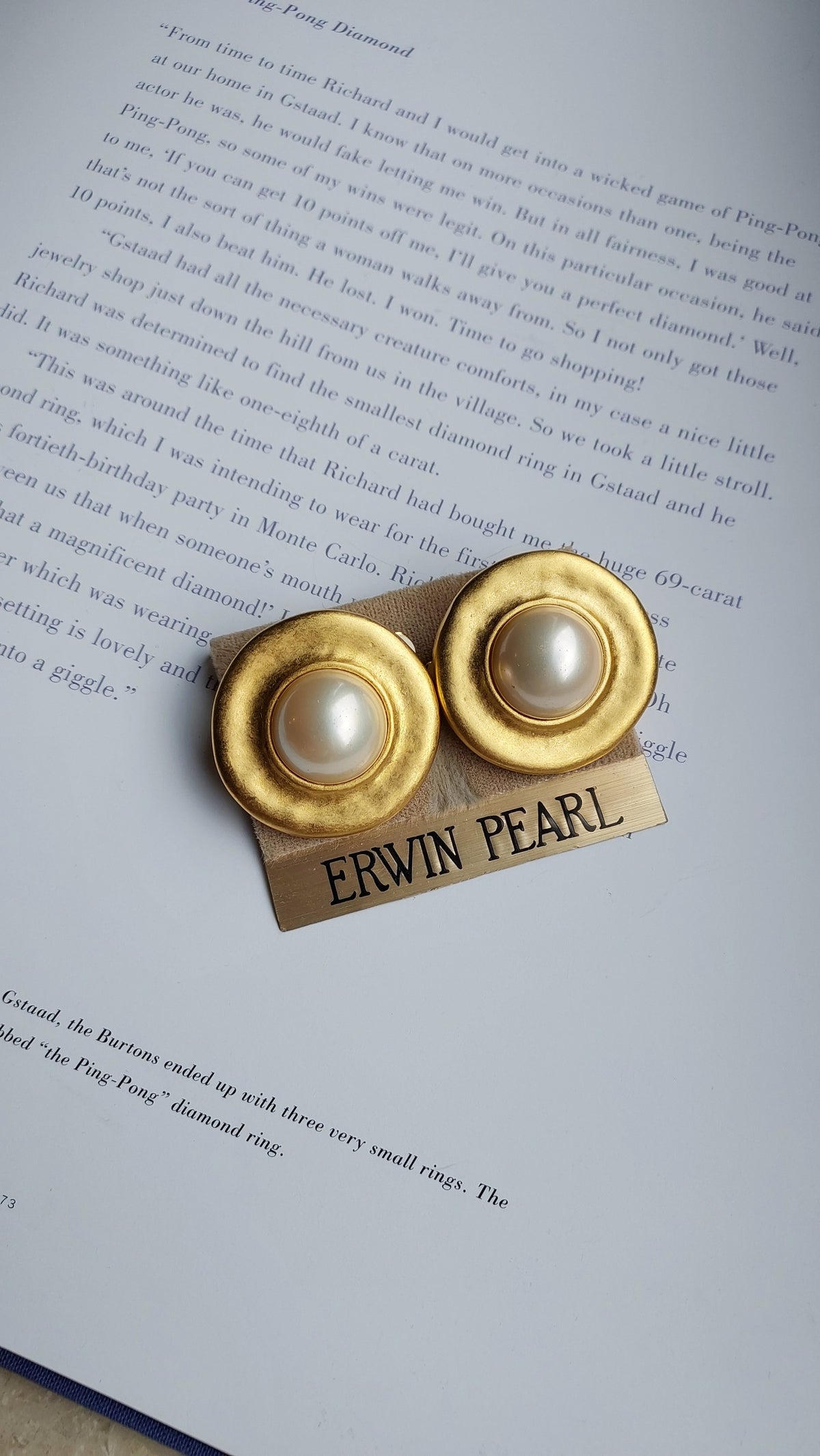 Klipsy Ervin Pearl