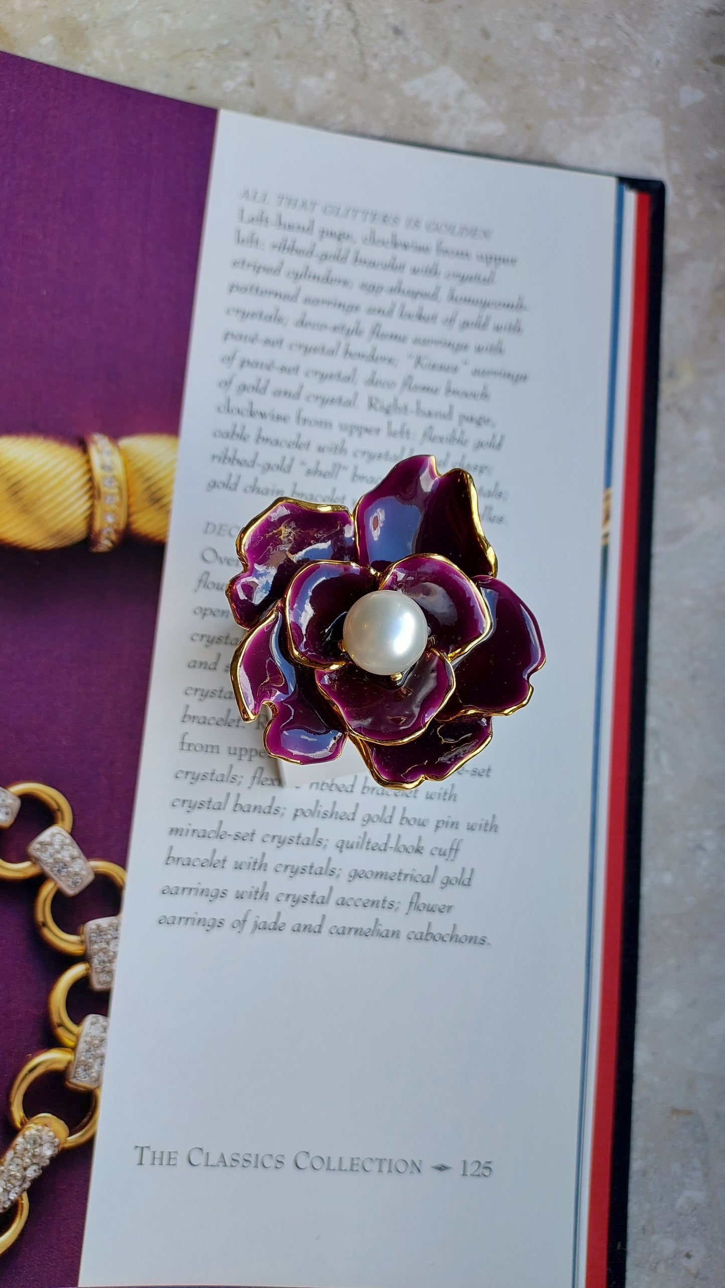 Pierścionek KJL ( Kenneth Jay Lane) rozmiar 16