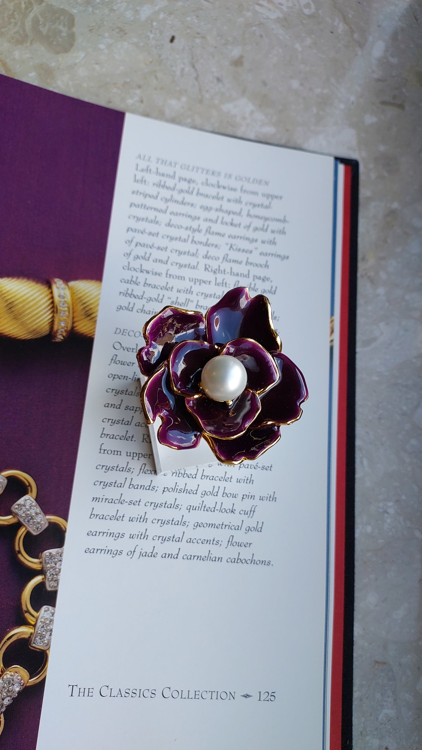 Pierścionek KJL ( Kenneth Jay Lane) rozmiar 16