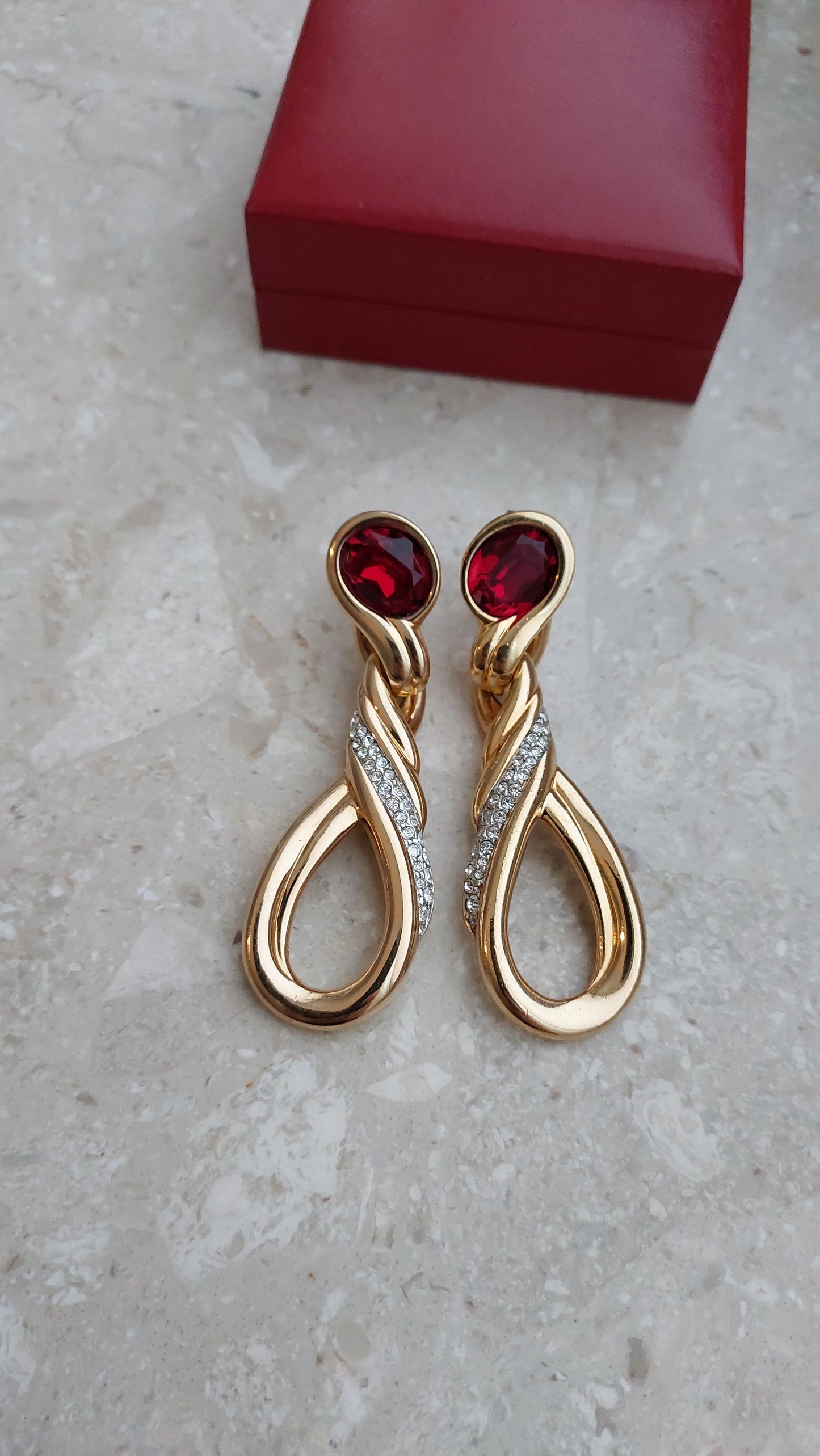 Klipsy Swarovski