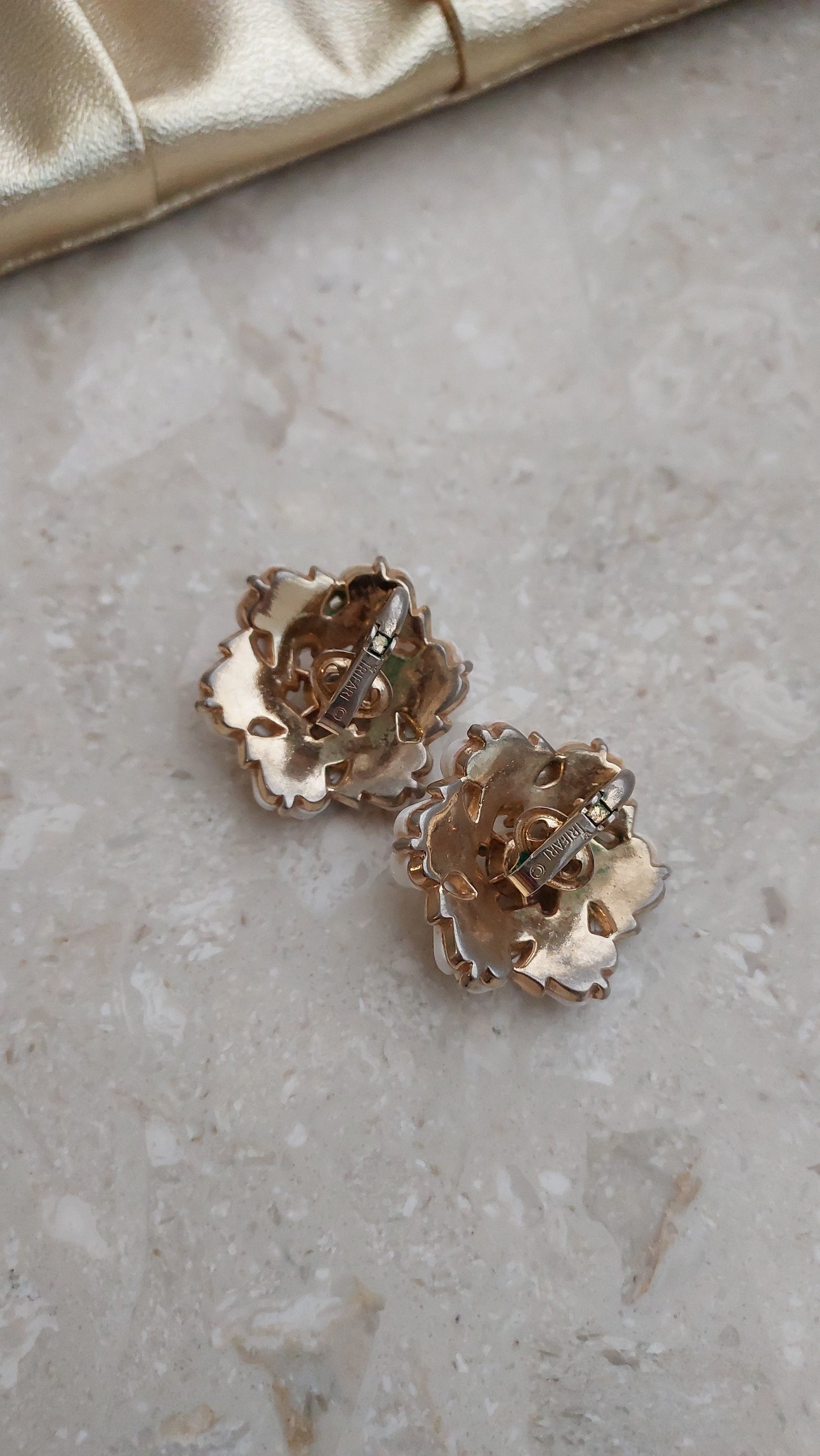 Klipsy Trifari Crown