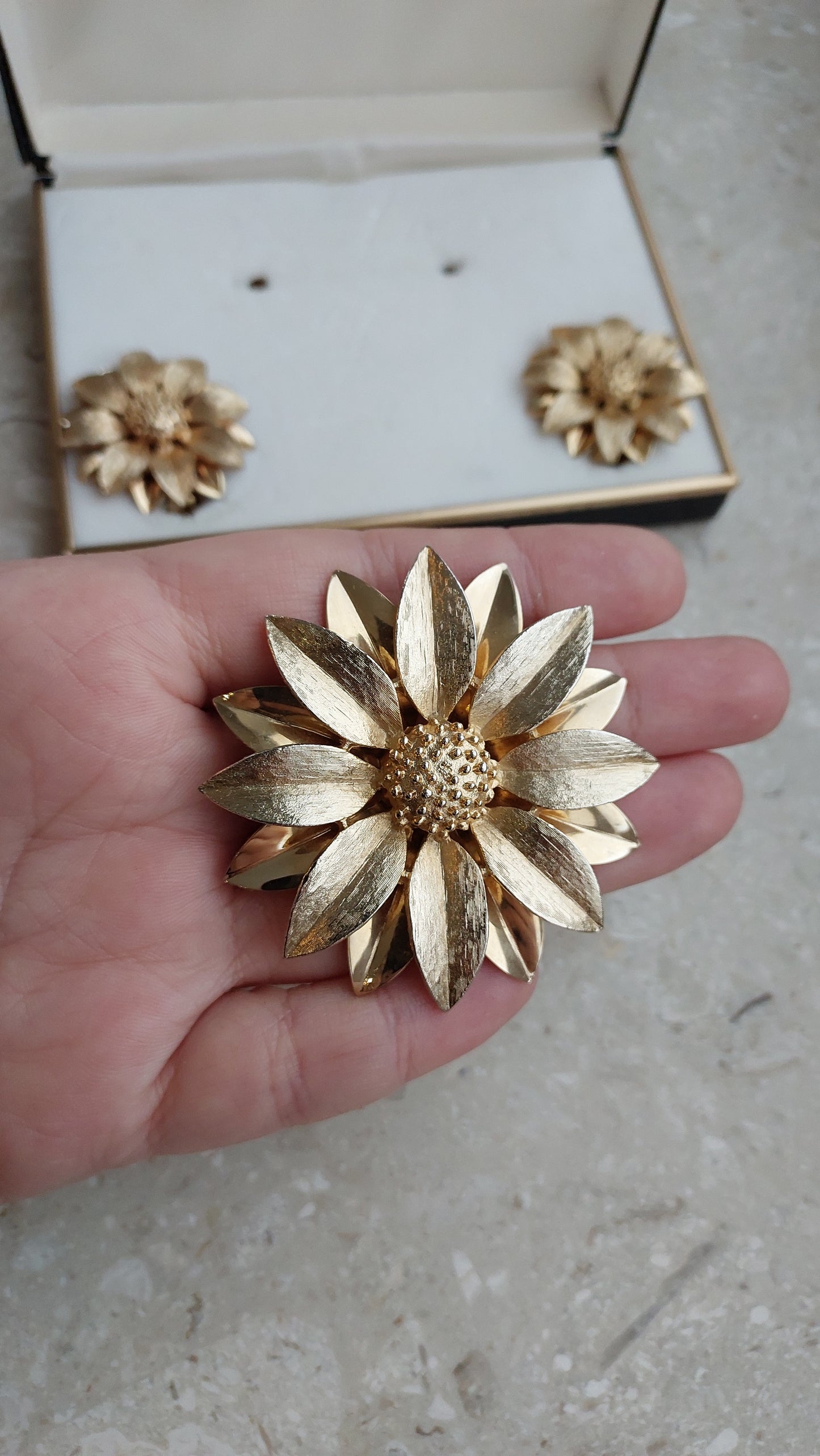 Zestaw Sarah Coventry z lat 70-tych