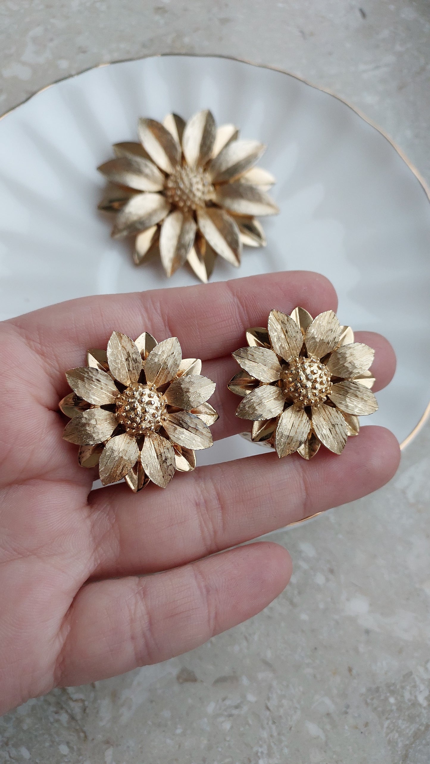 Zestaw Sarah Coventry z lat 70-tych