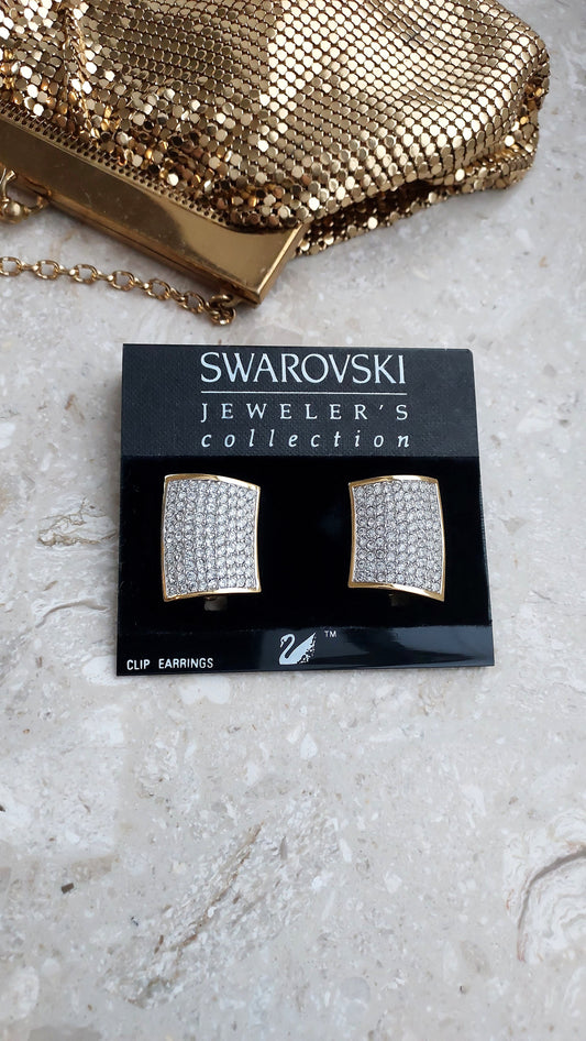 Klipsy Swarovski