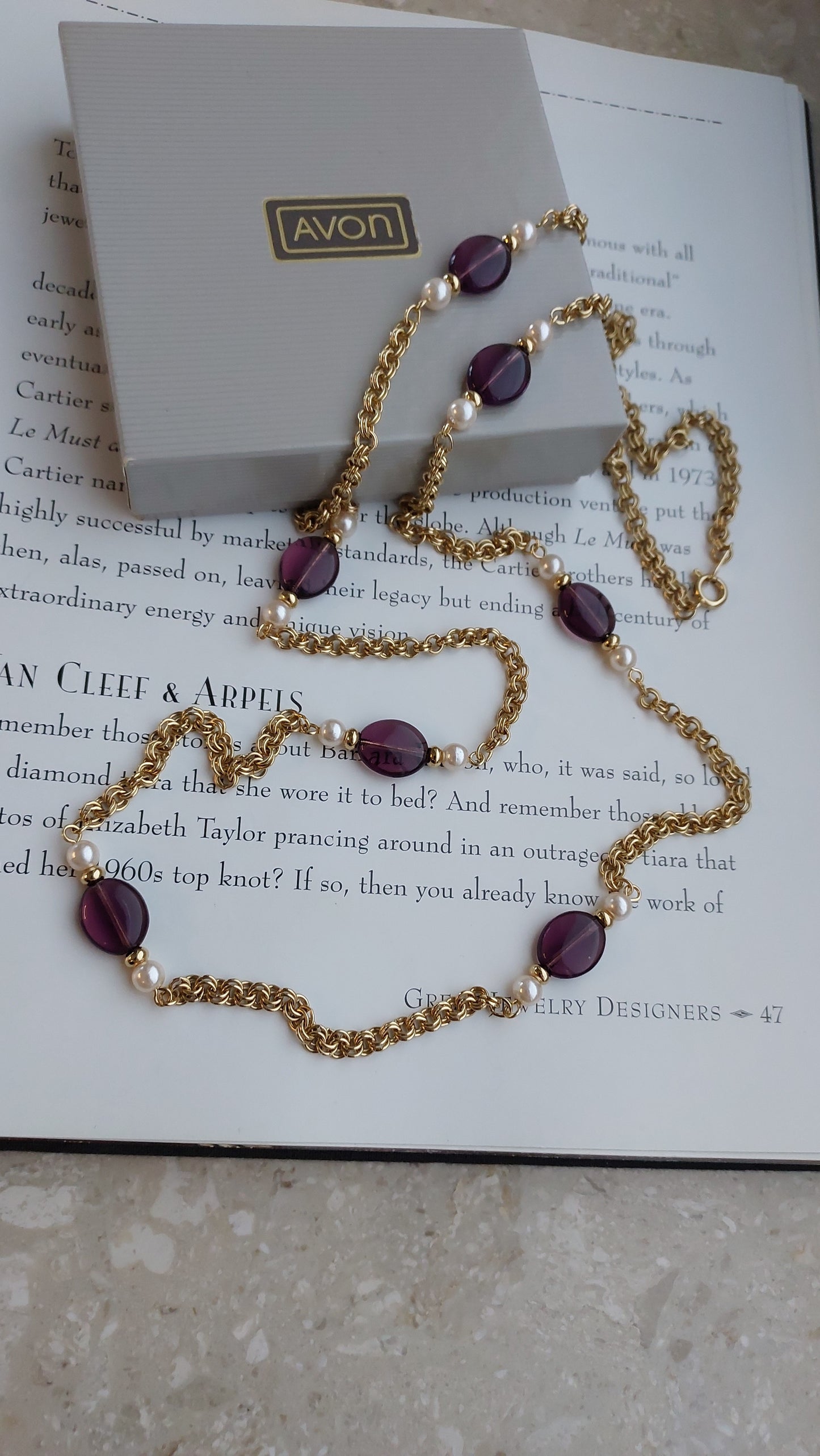 Naszyjnik Avon "Venetian Touch " 1986r