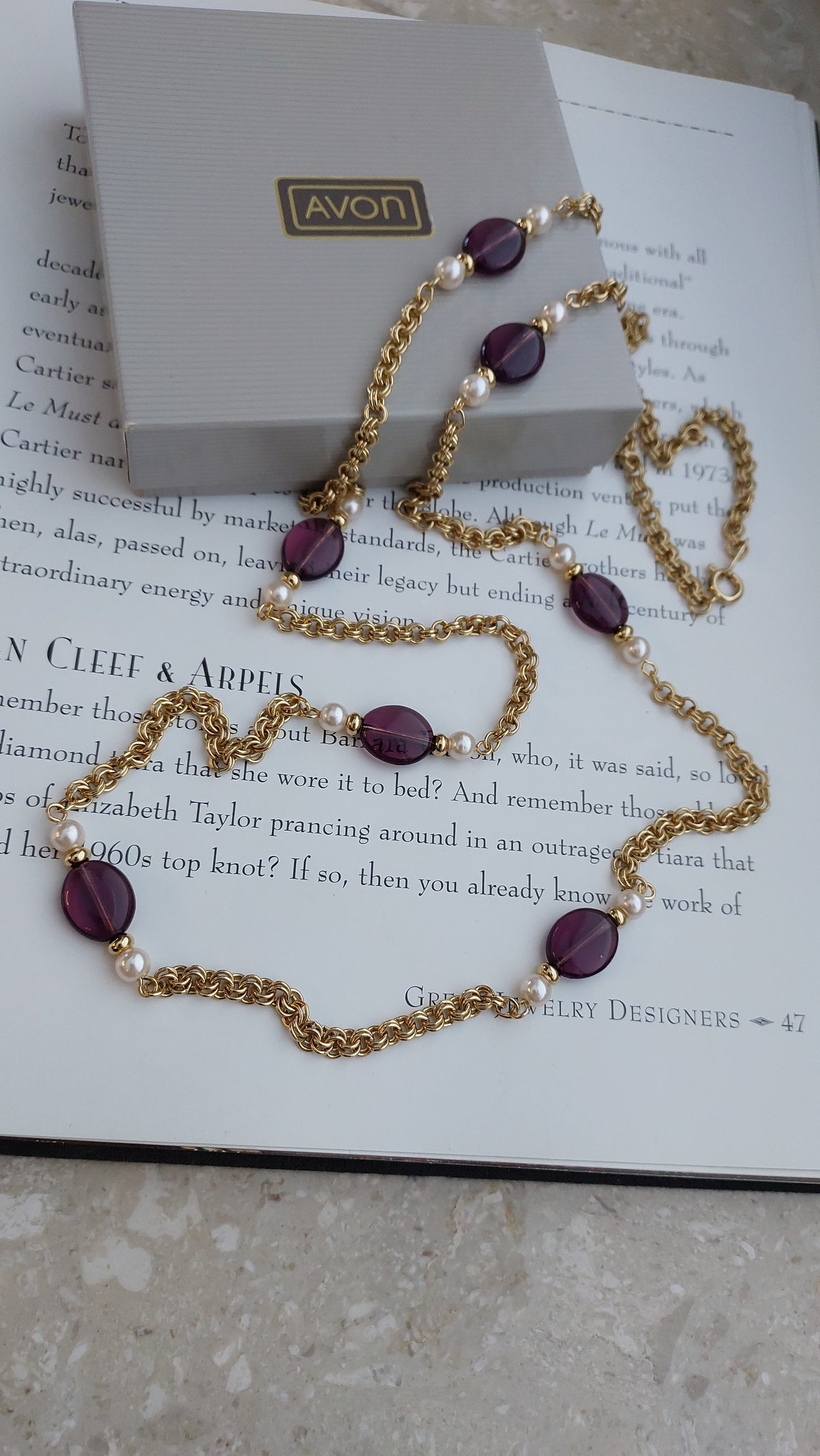 Naszyjnik Avon "Venetian Touch " 1986r