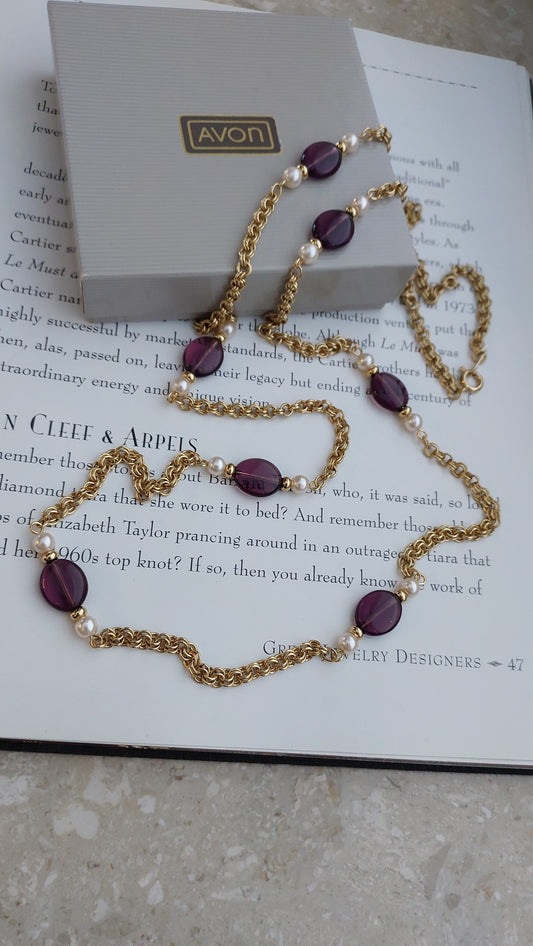 Naszyjnik Avon "Venetian Touch " 1986r