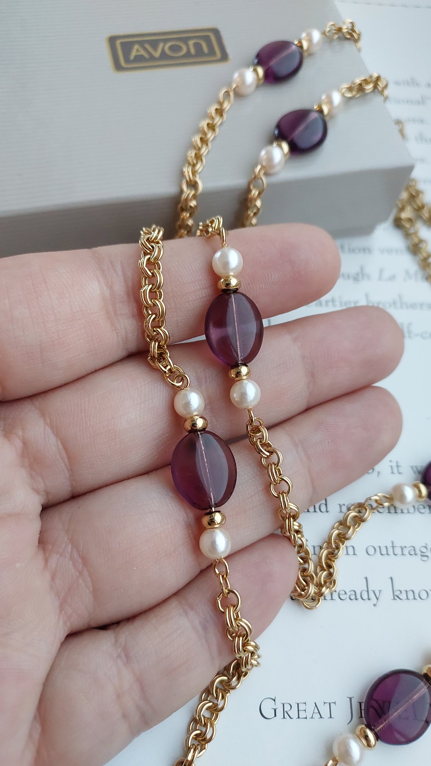 Naszyjnik Avon "Venetian Touch " 1986r