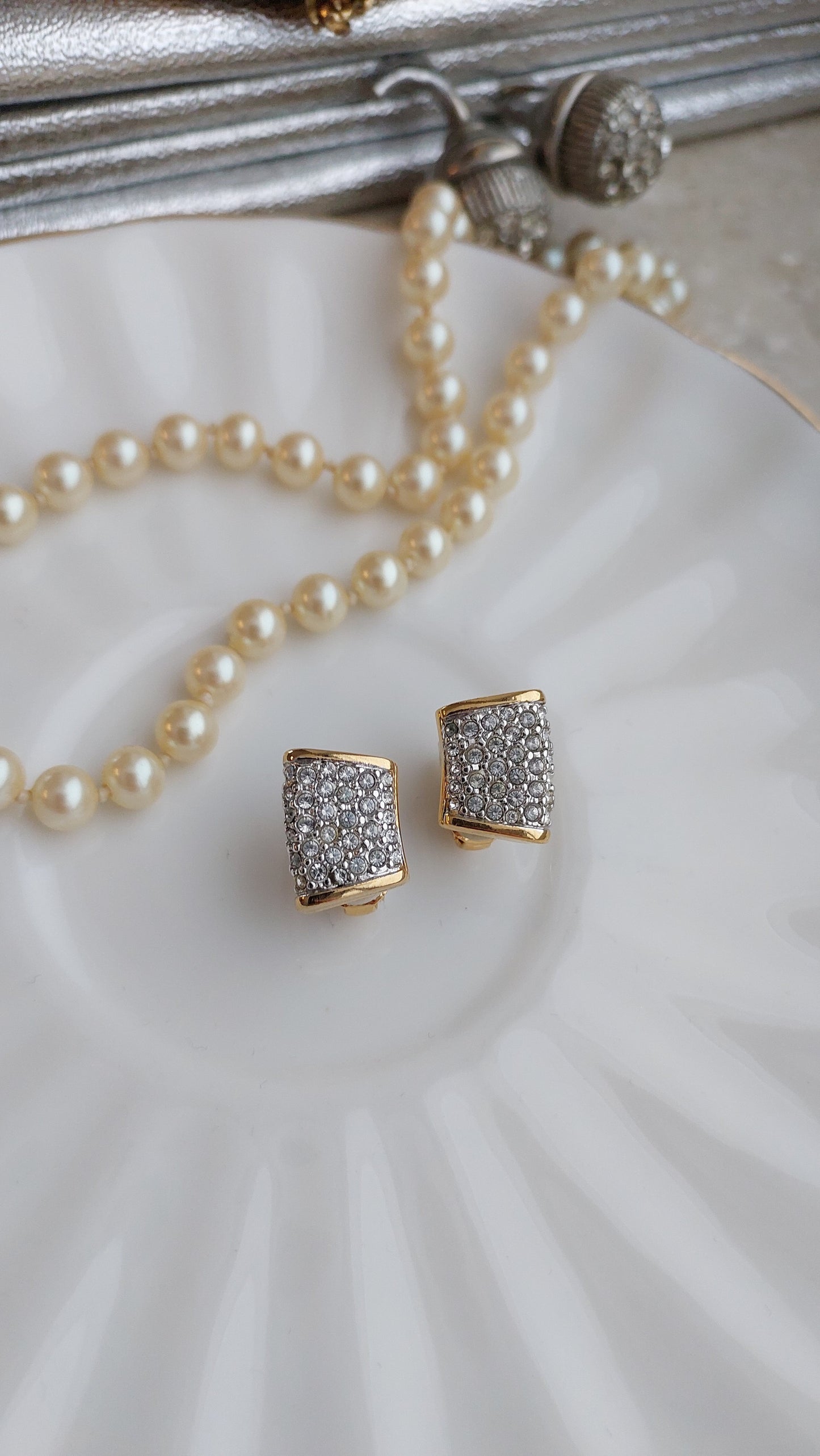 Klipsy Swarovski