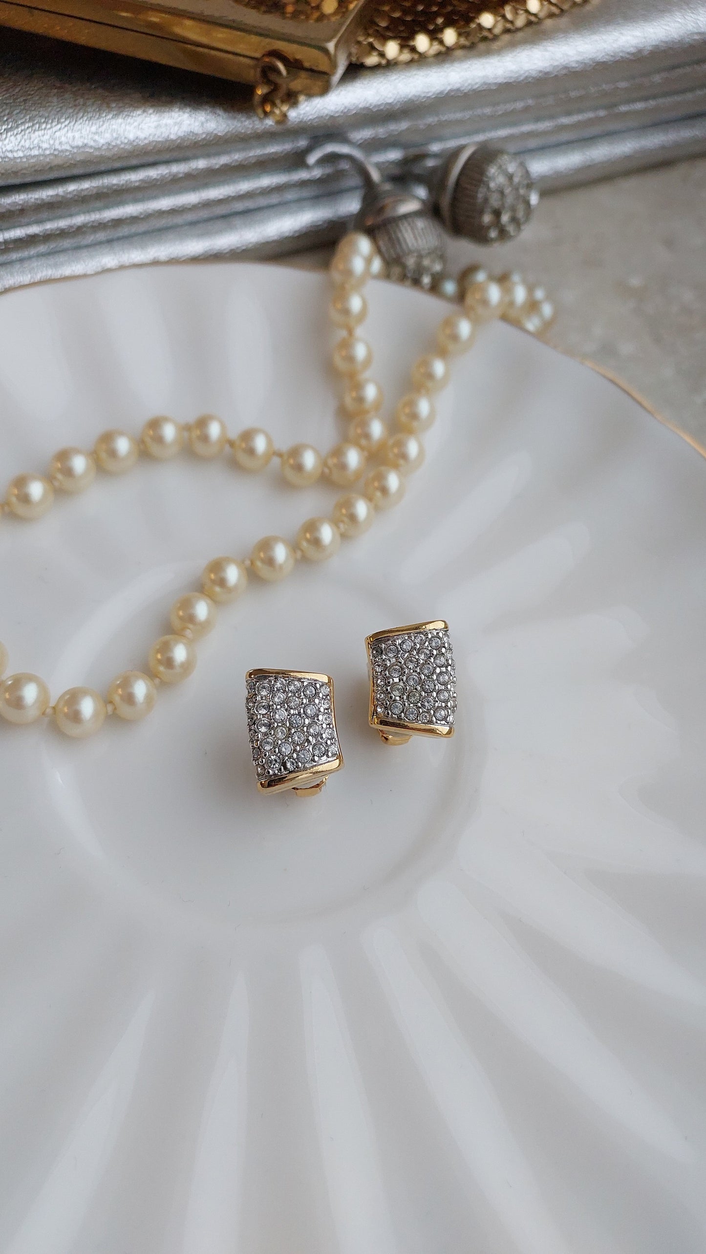Klipsy Swarovski