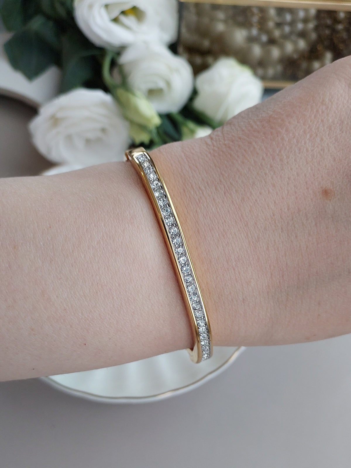 Bransoletka Swarovski (17,2cm)