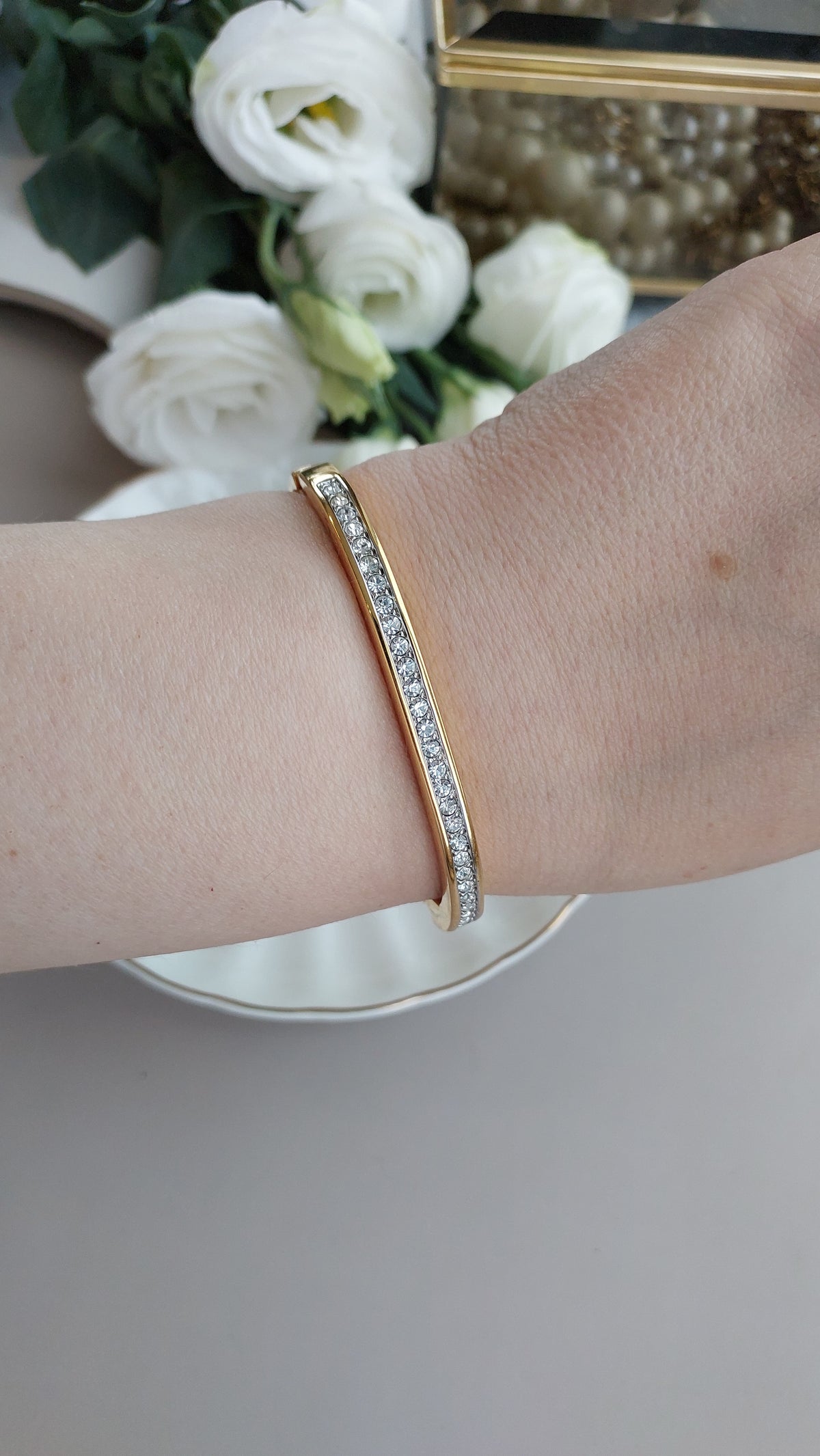 Bransoletka Swarovski (17,2cm)