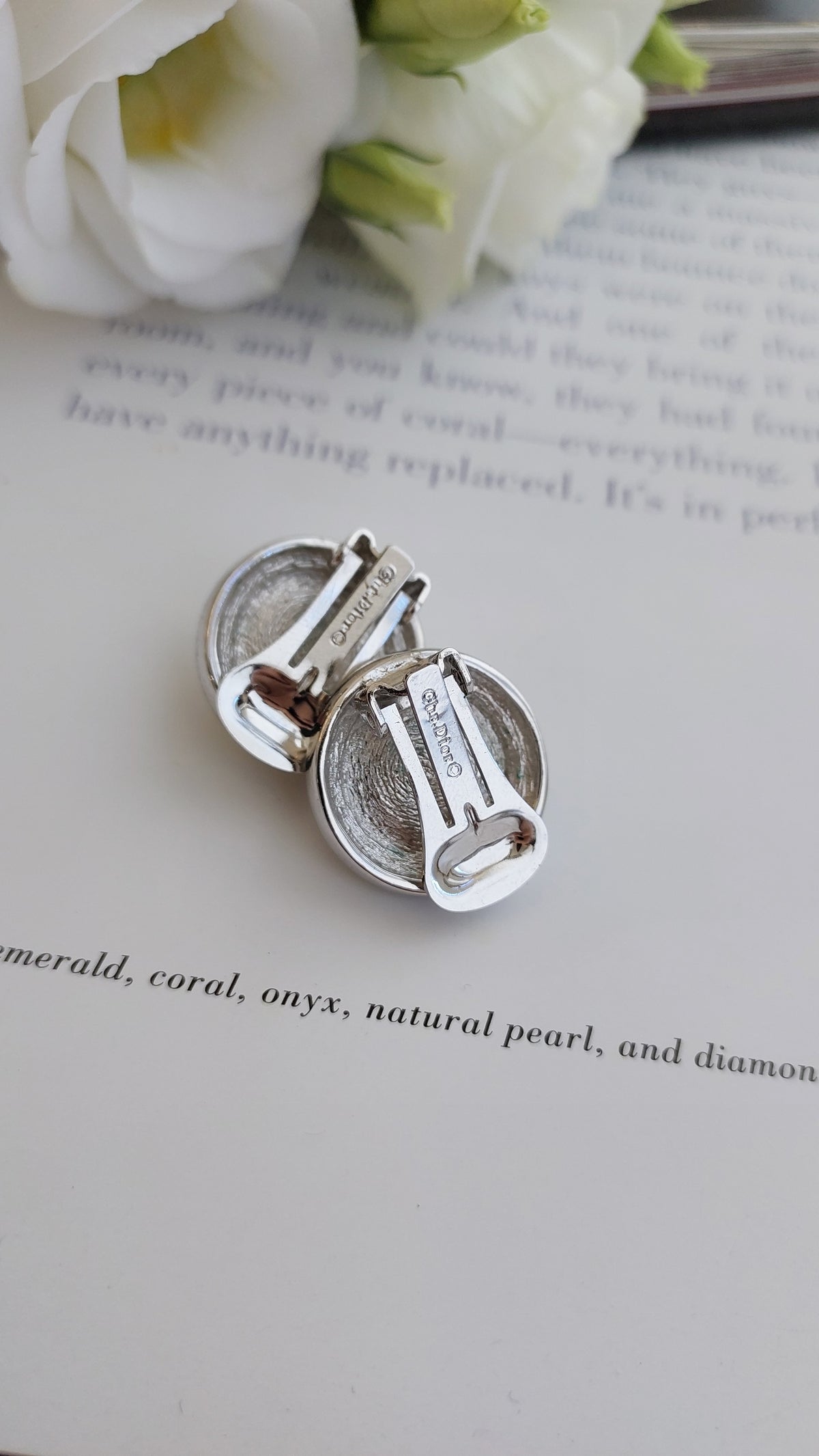 Klipsy  Chr.Dior