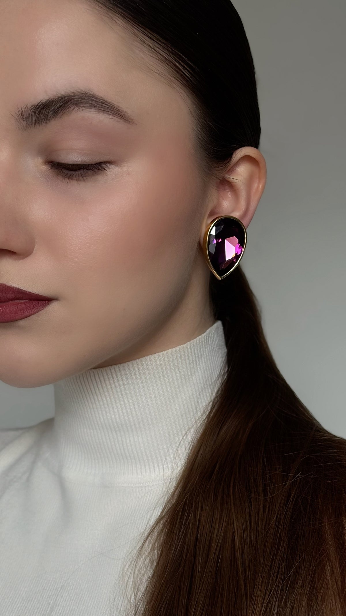 Klipsy Swarovski