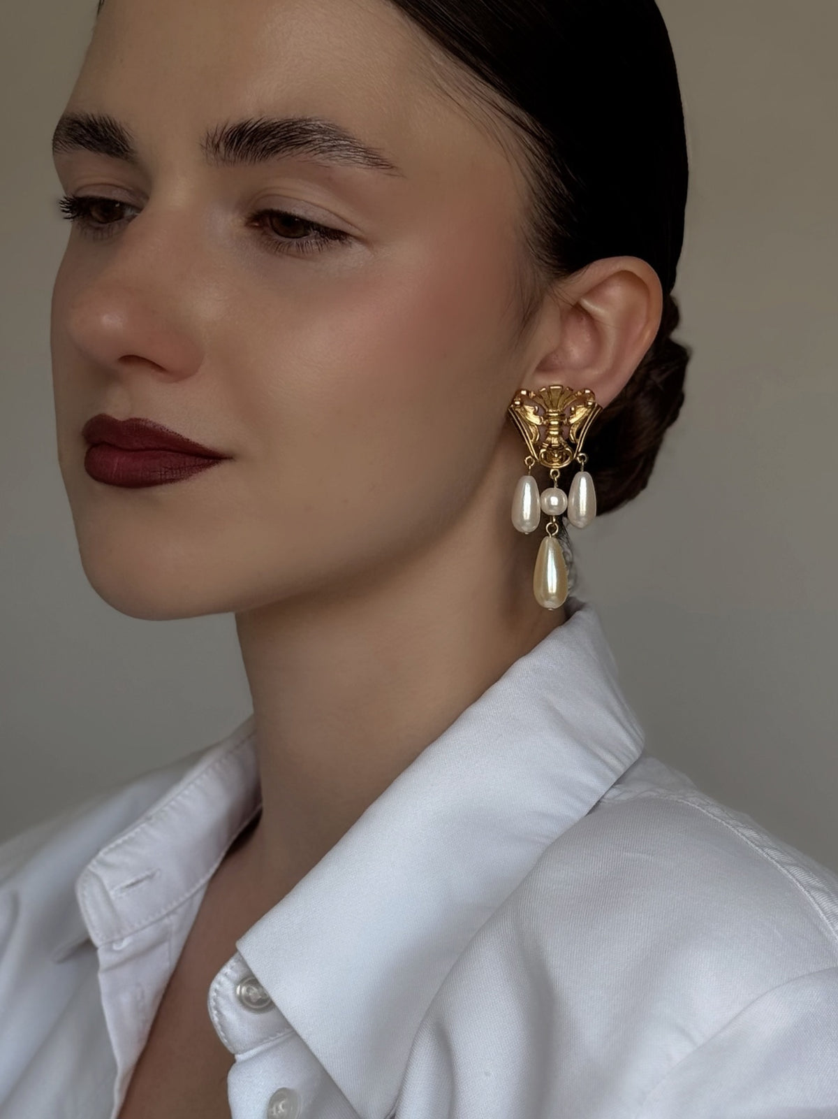 Kolczyki Avon inspirowane stylem Etruscan Revival