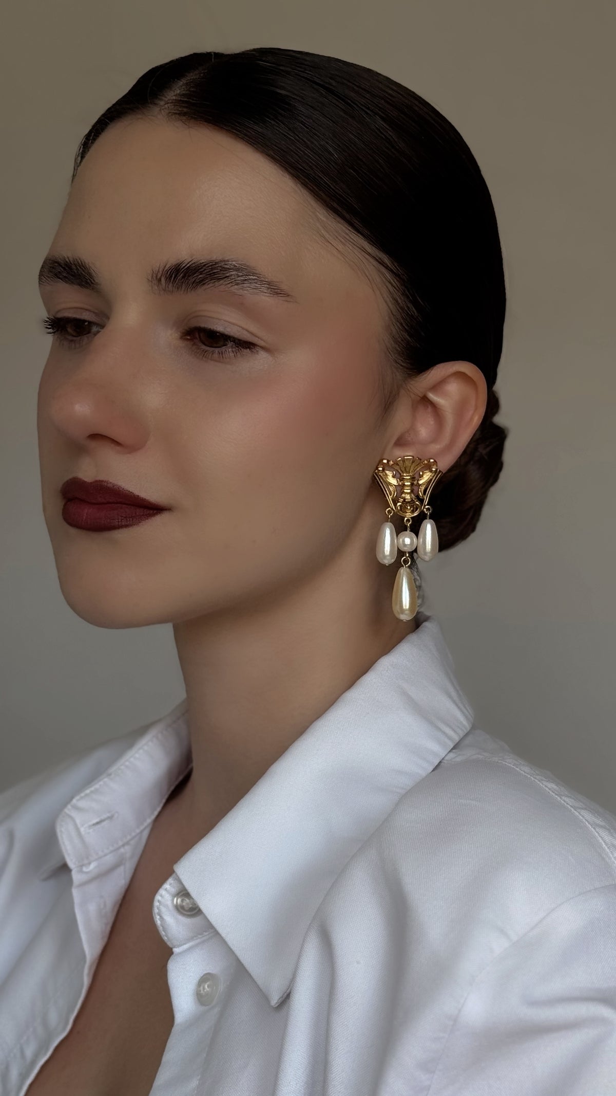 Kolczyki Avon inspirowane stylem Etruscan Revival