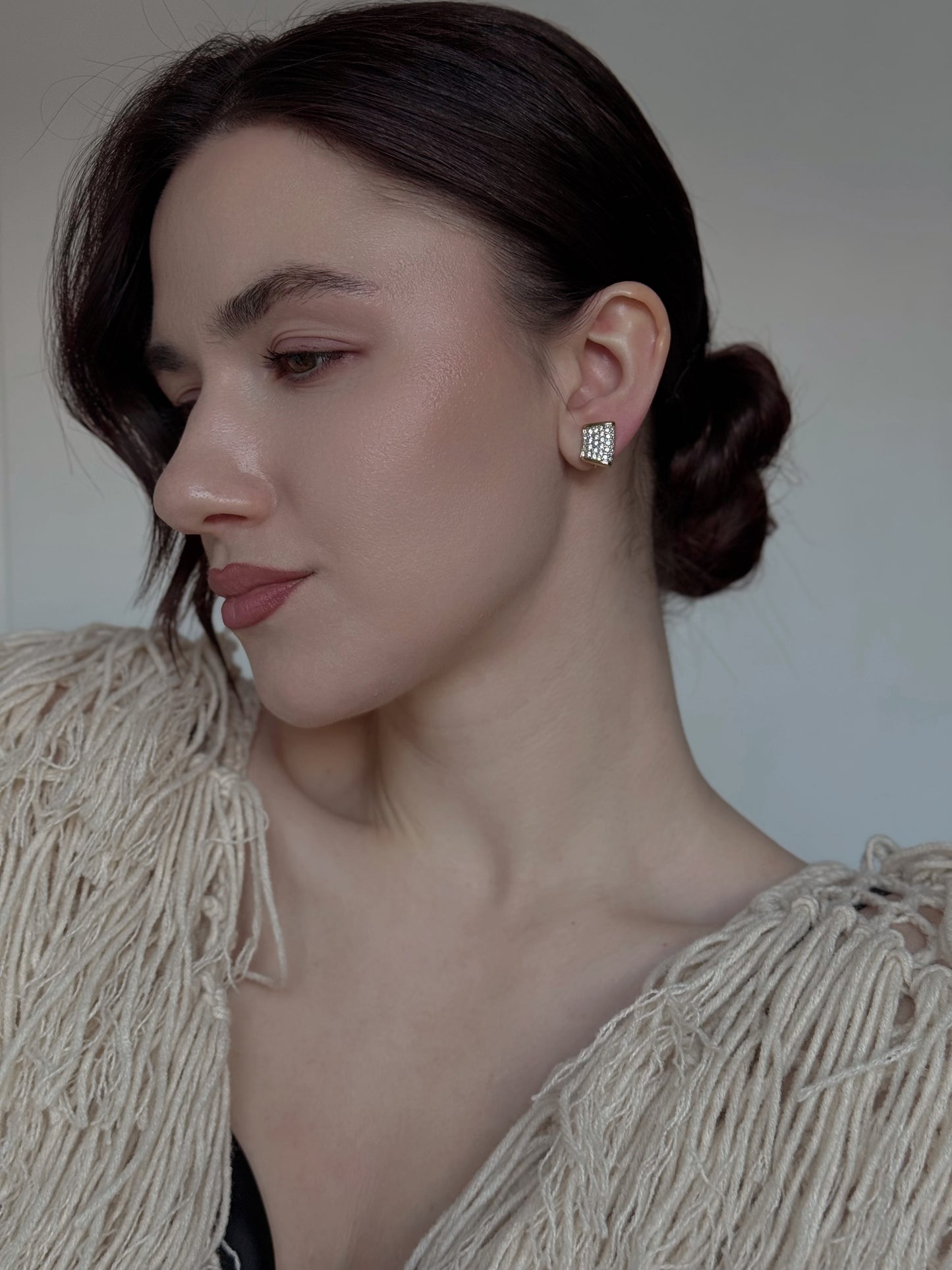 Klipsy Swarovski