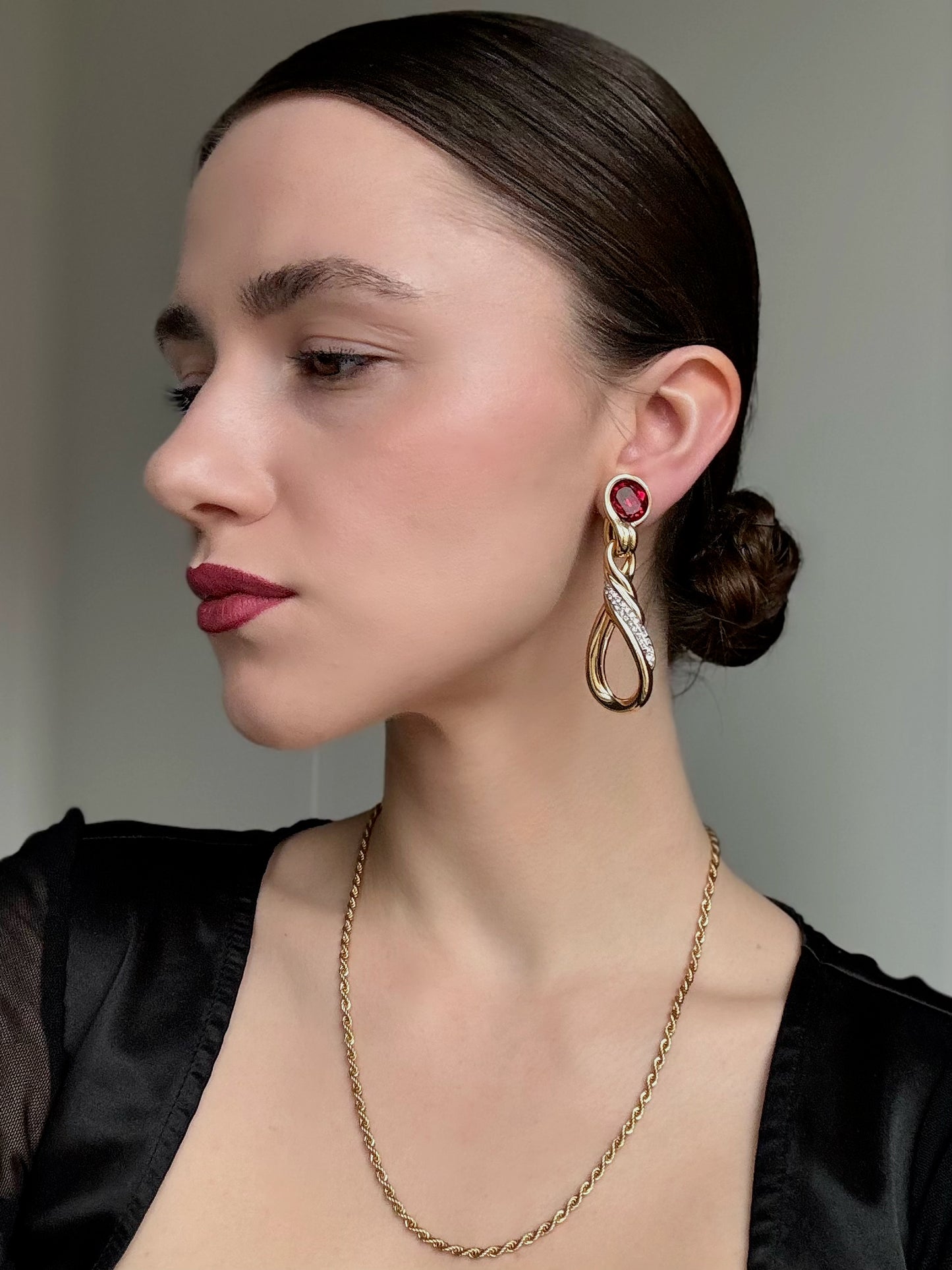 Klipsy Swarovski